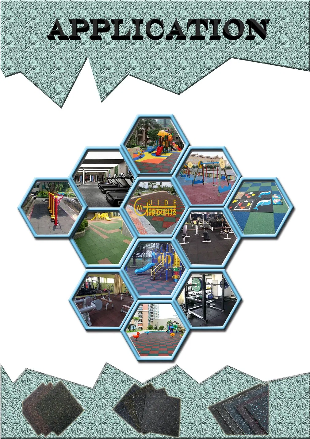 Rubber Mats Doormats with Antiskid Rubber Backrubber Mats Doormats with Antiskid Rubber Back for Community Square and Playground