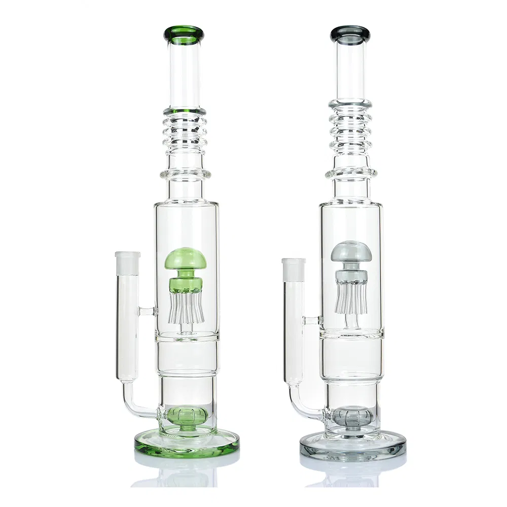 New Traditional 9 Inch Smoking Glass Pipes Wholesale Glass Water Pipe Recycler