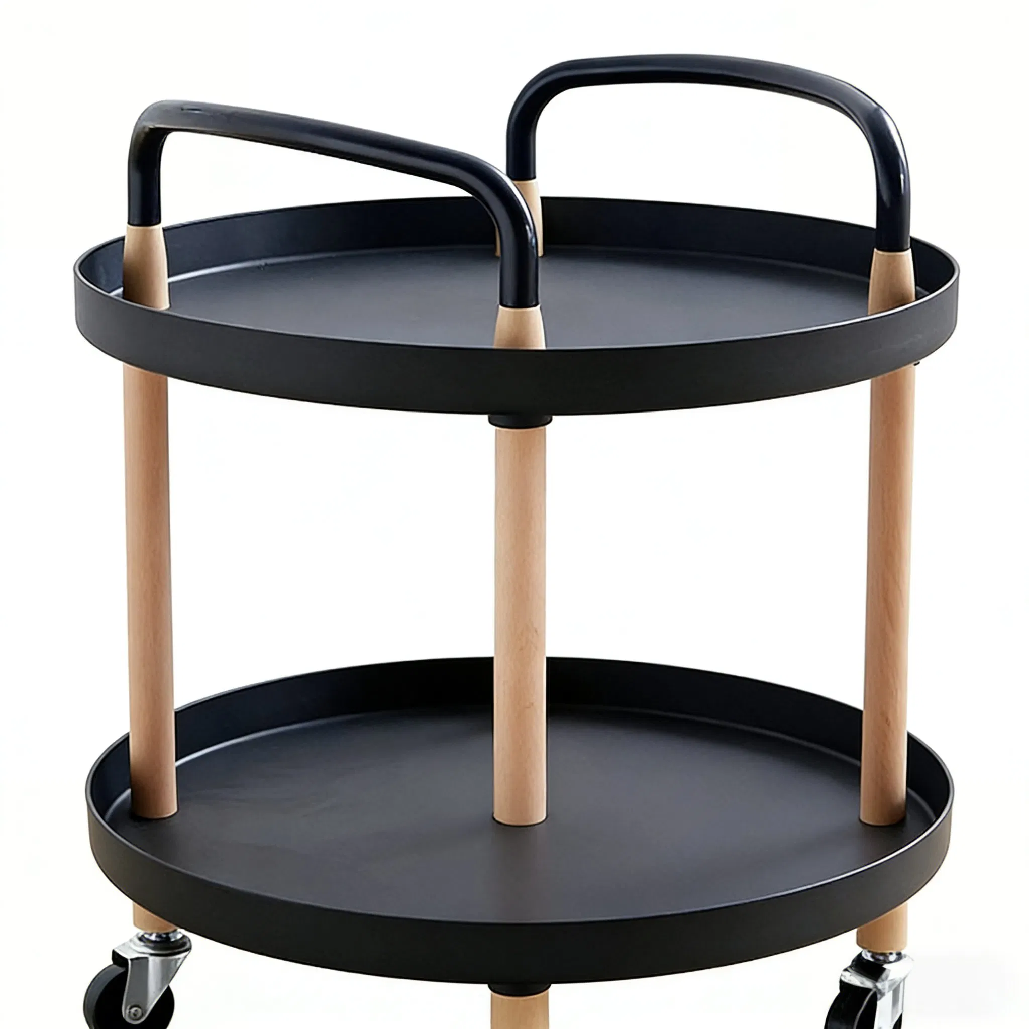 Hot Sale Household Colorful OEM Display Shelf Trolley Rack Rolling Utility Cart Storage