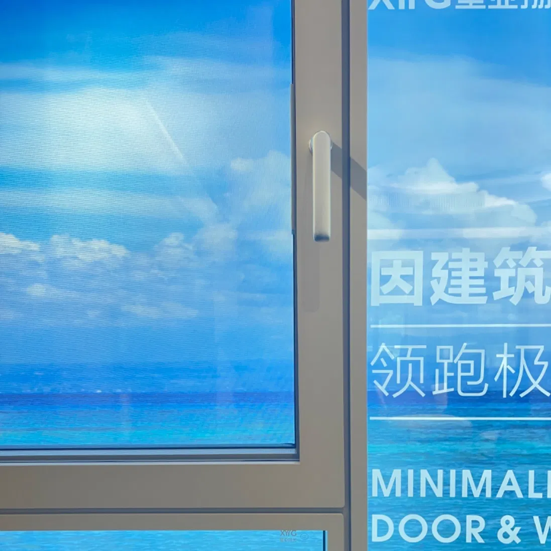 Yl Brand 6063t5 Aluminum Door for Sliding Door with Large Glass