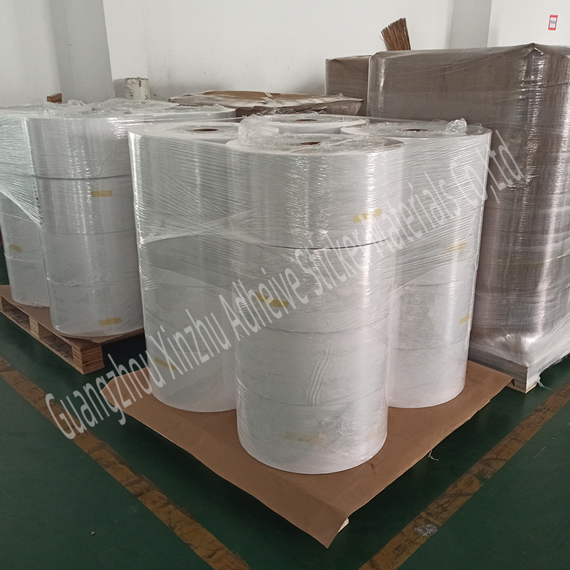250g Thermal Paper Card Thermal Adhesive Sticker Material Label Rolls Sticker Material