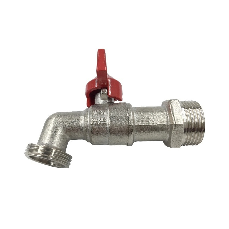 Good Quality T Handle Brass Washing Machine Water Bibcock Valve