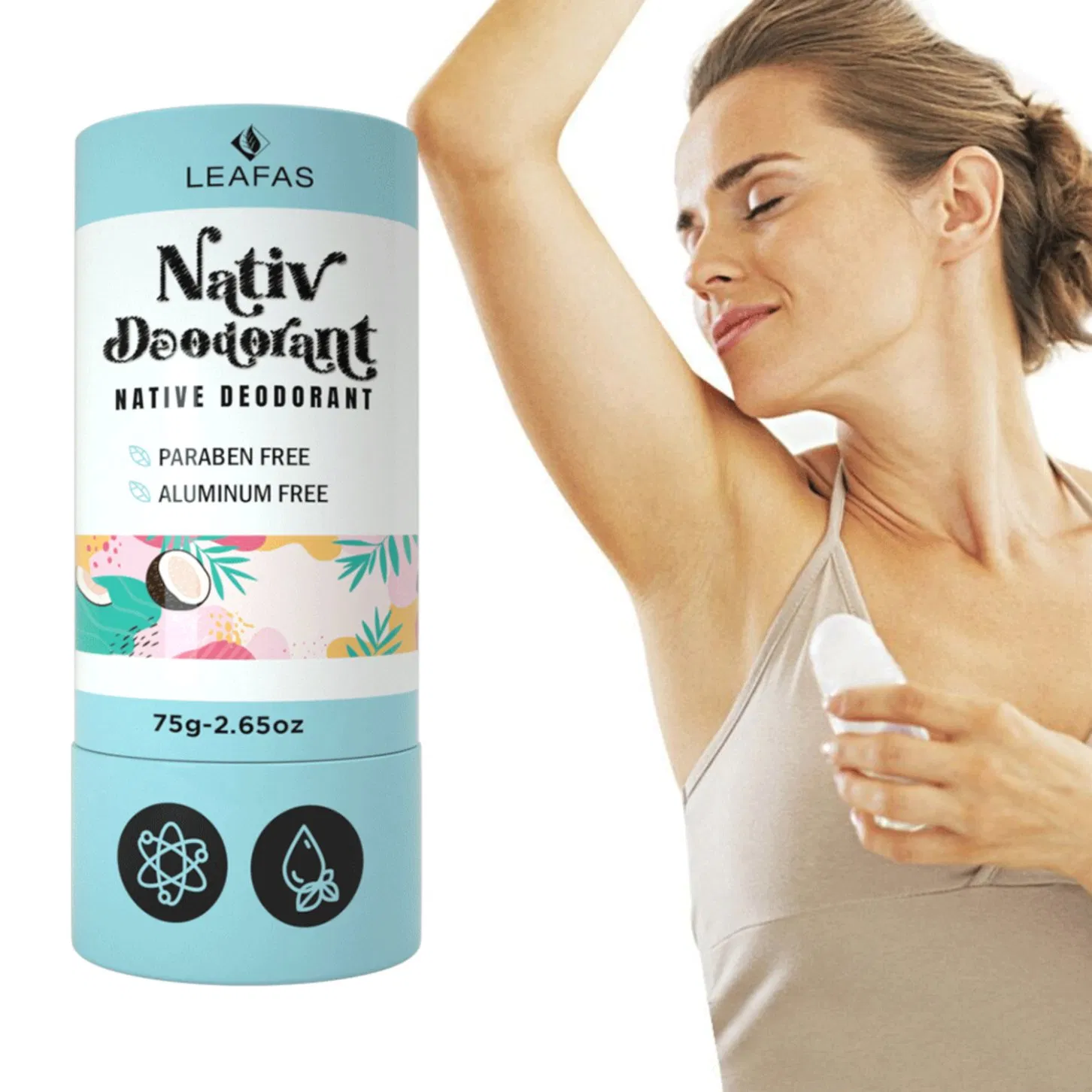 2022 Hot Selling Private Label Coconut Oil Shea Butter Deodorant
