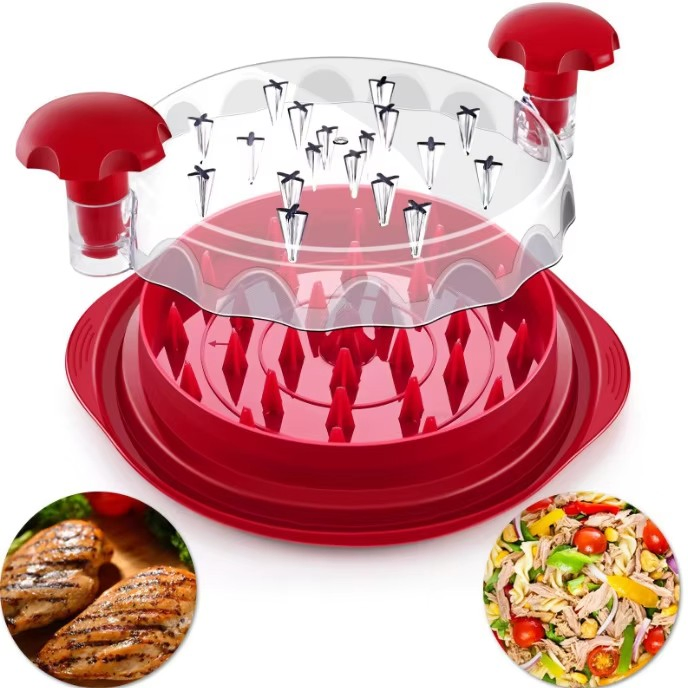 BPA Free Chicken Shredder Large Chicken Breast Shredder Tool Twist Manual Chicken Shredder