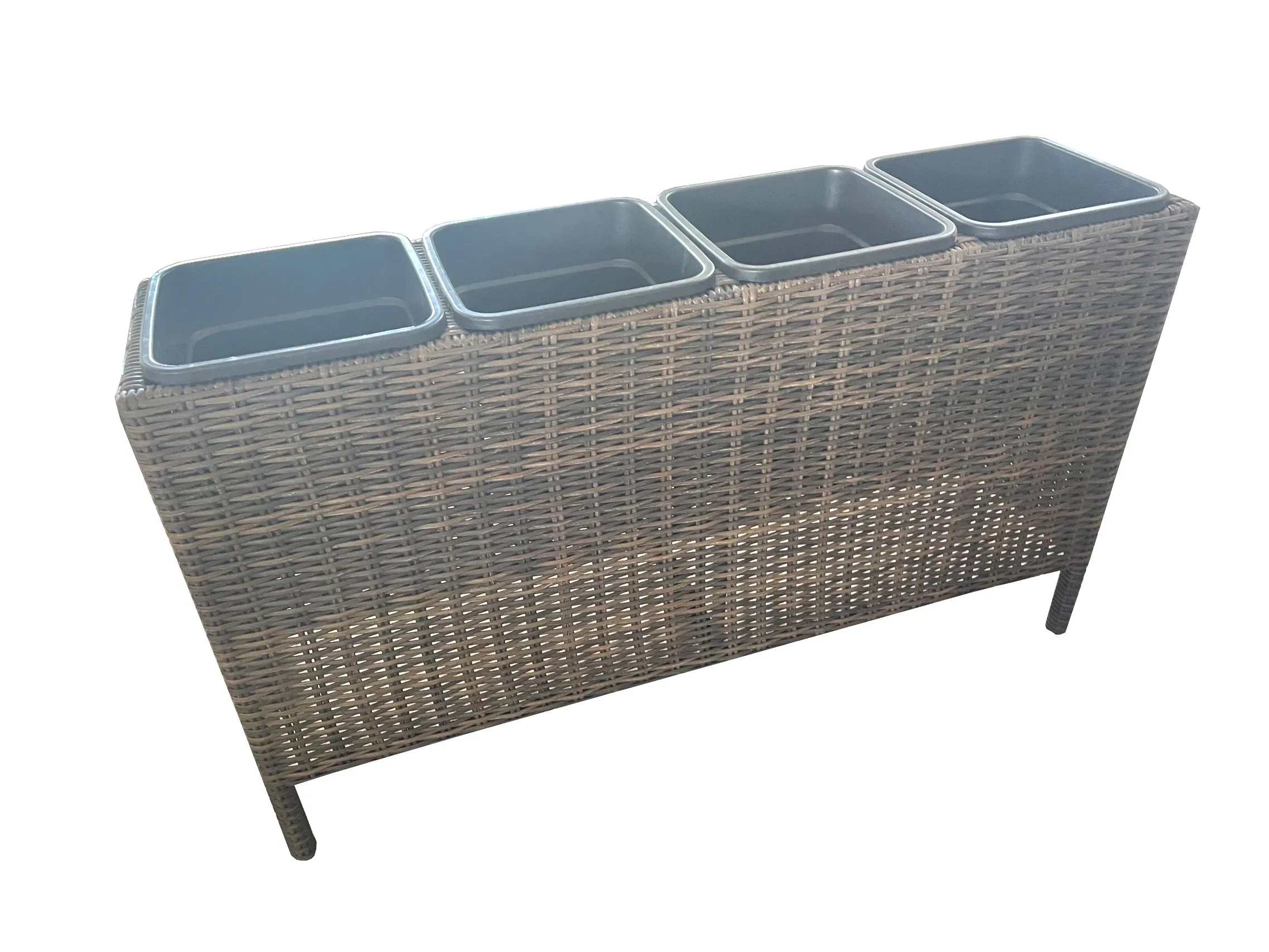 Подвесное кашпо из ротанга для сада и дома