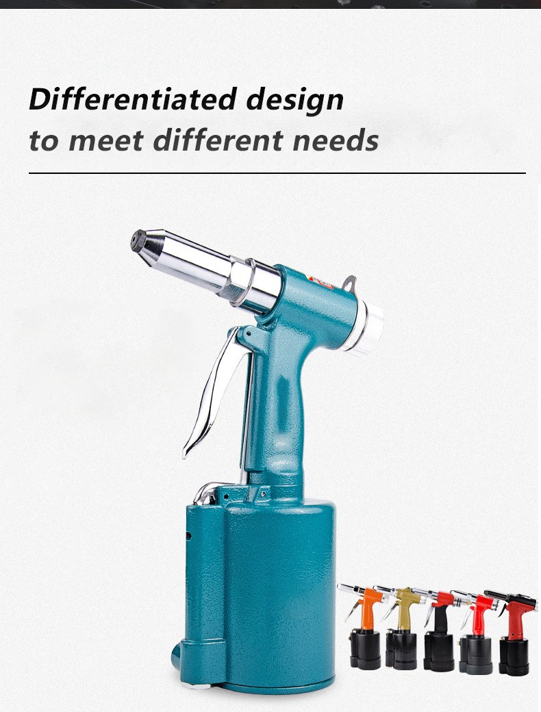 Long Stroke Nail Gun R-5045 Powerful Riveting Tool Pneumatic Rivet Gun