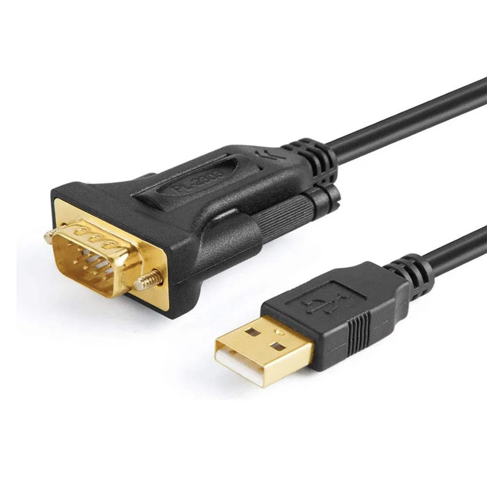 USB 2.0 to RS232 dB9 Male Cable with Prolific Chip Adapter for Cashier Register, Modem, Scanner, Digital Cameras