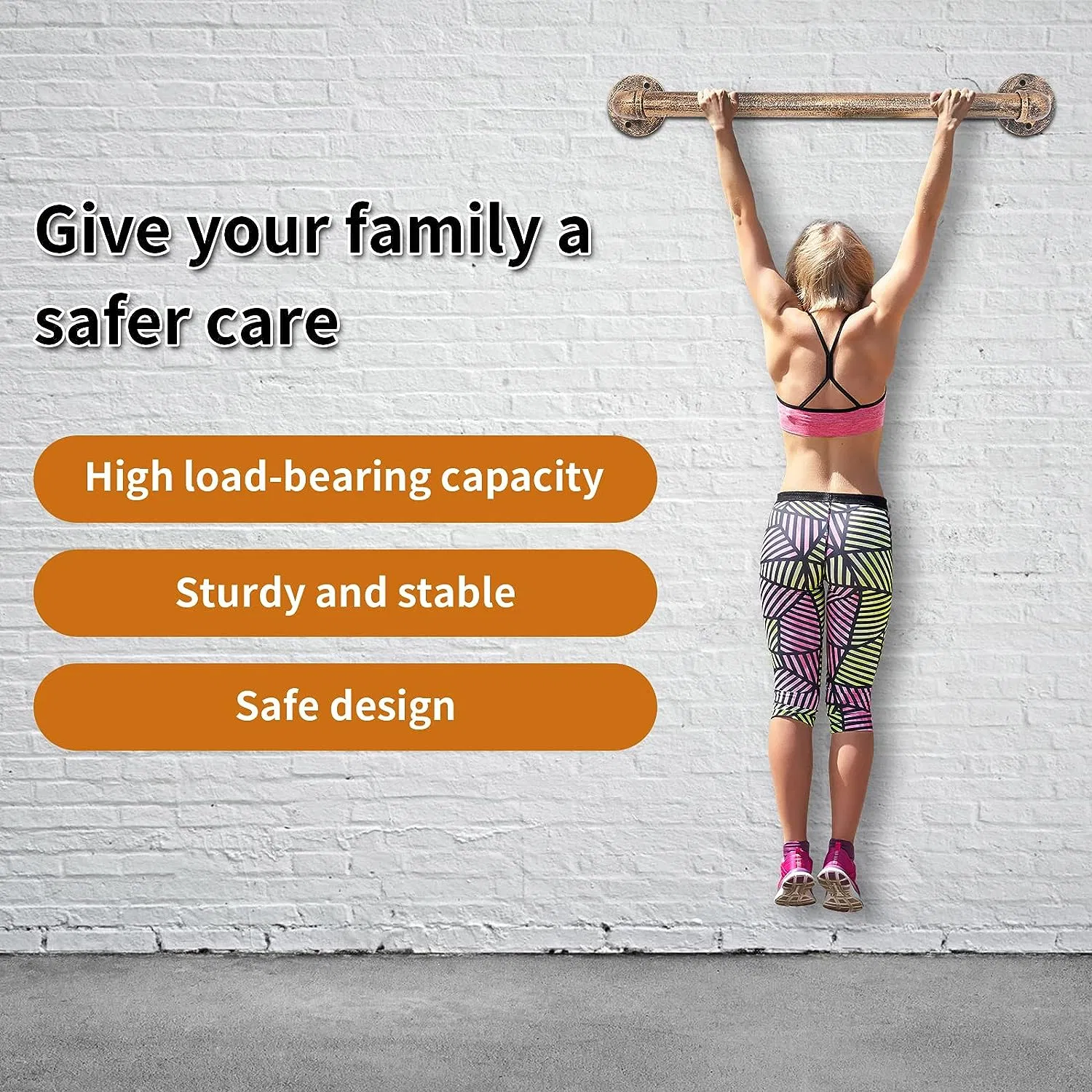 Wall Handrail Industrial Staircase Railing Galvanized Pipe Handrail for Indoor Stairs