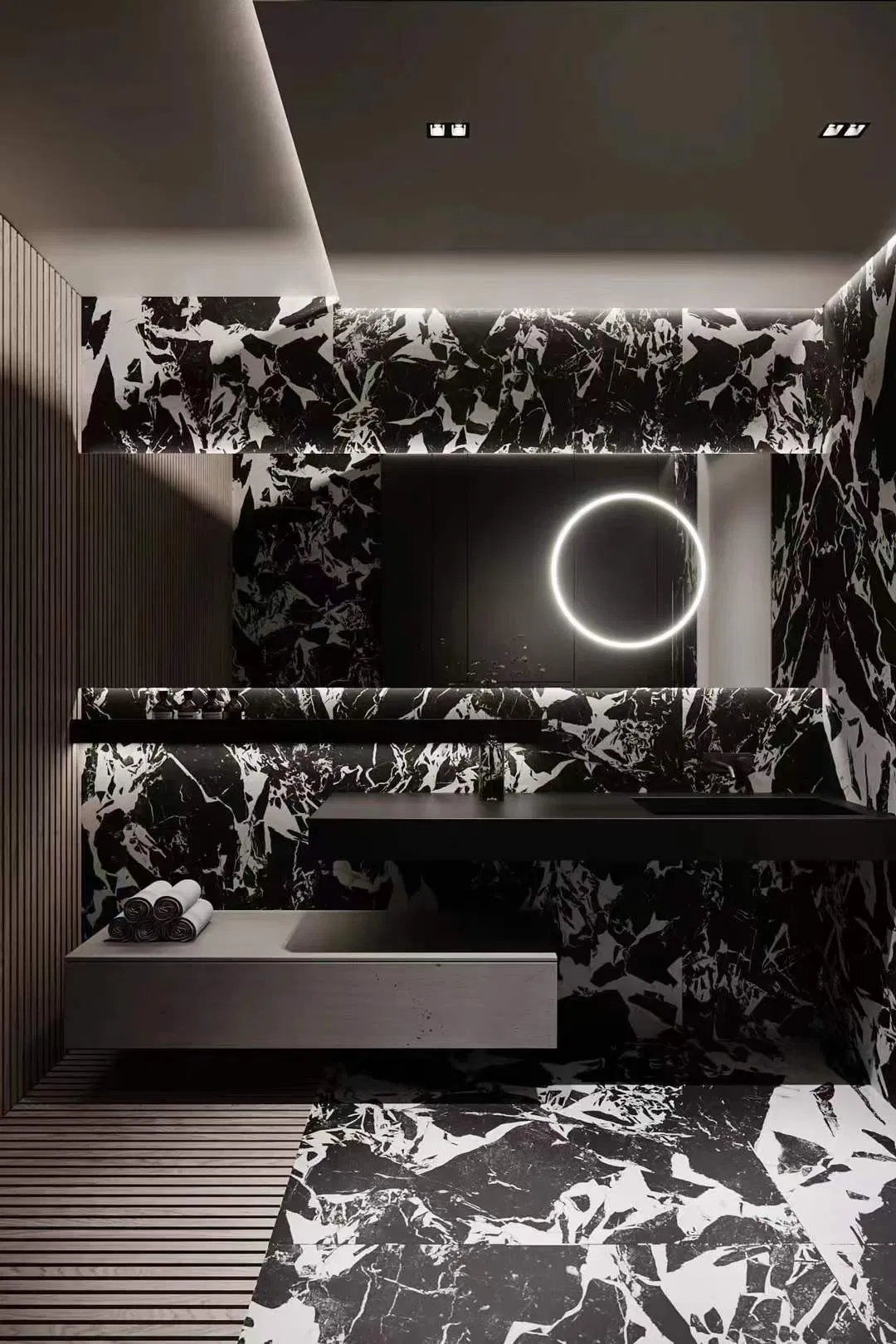 Black Granite Customized Size Mormal for Project