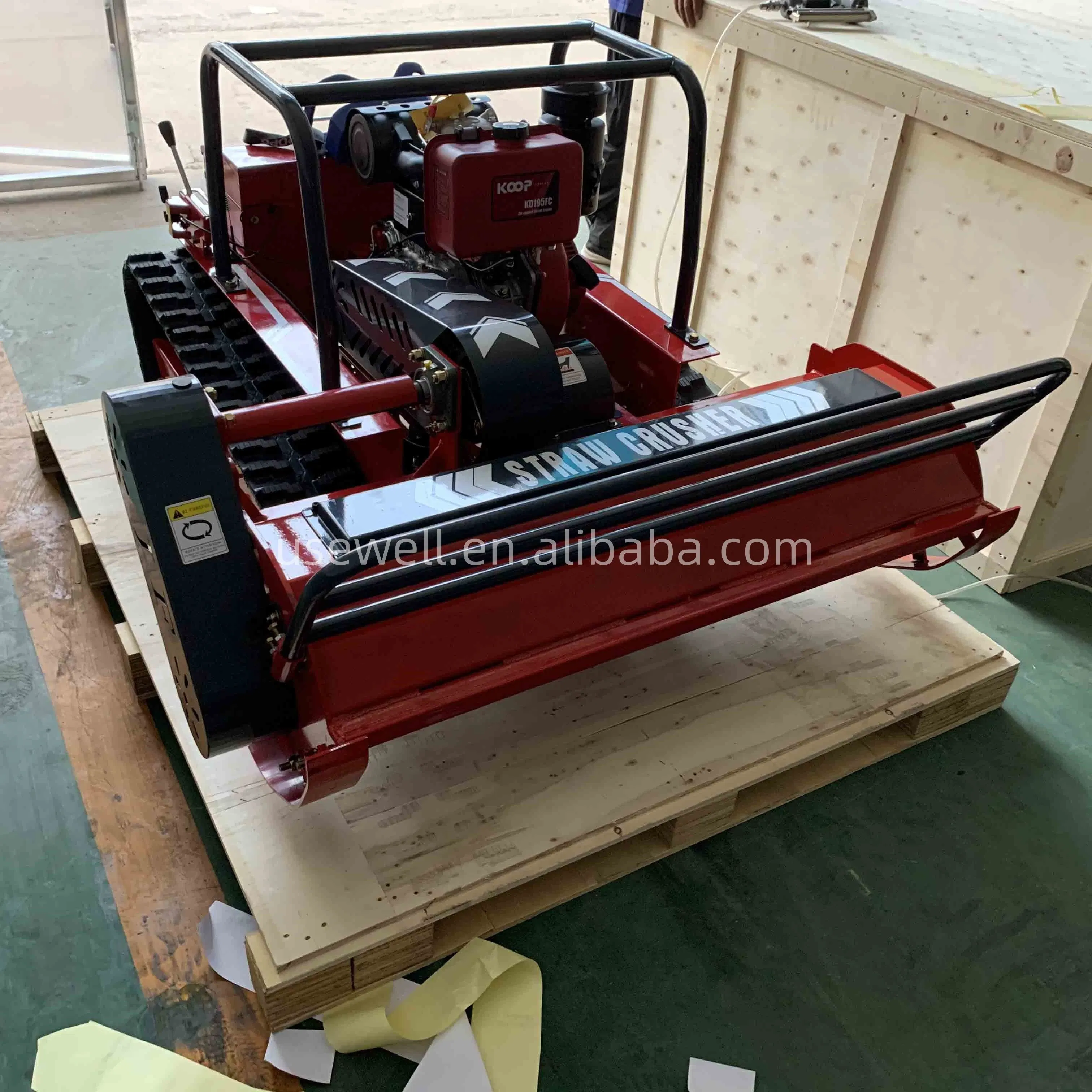 Робот-газонокосилка нулевого поворота, ширина скашивания 80-120 см