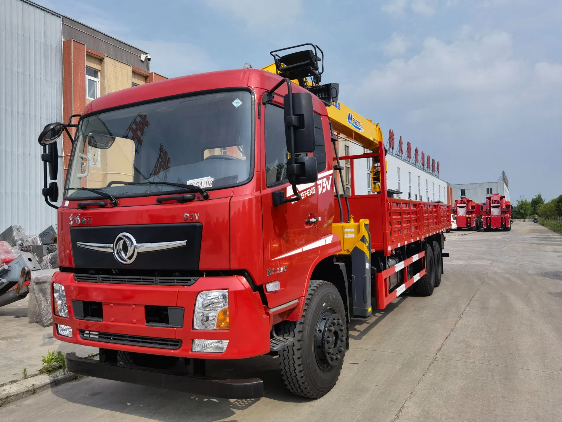 Jiangwei Truck Mounted Crane, Large Working Radius, Strong Carrying Capacity, Easy to Use 8 Tons Mobile Crane