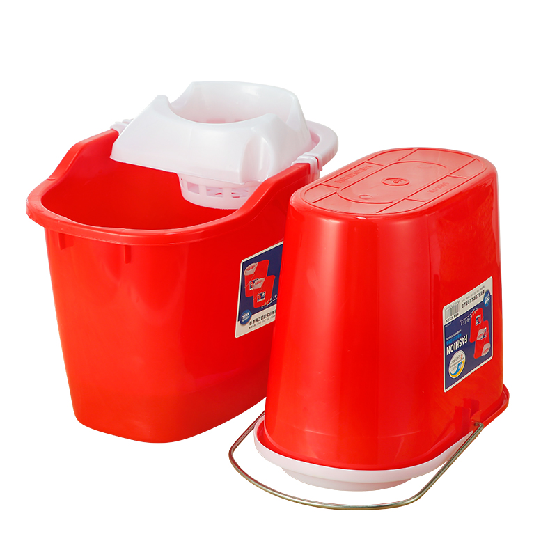 Wholesale Portable High Quality Plastic Household Floor Cleaning Mop Bucket