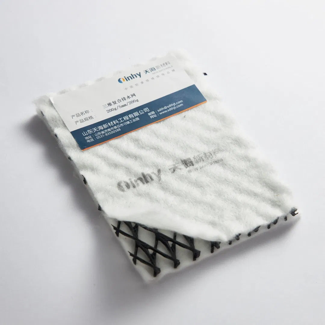 HDPE Drainage Geonet Drainage Nets 200gr Geotextile