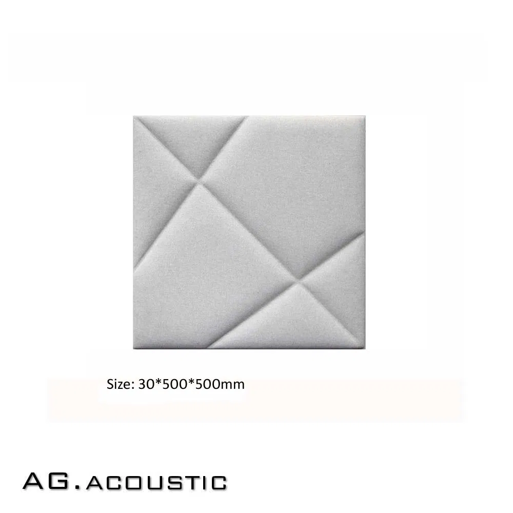 AG. Acoustic Decorative Material 3D Polyester Fiber Sound Insulation Wall Tiles