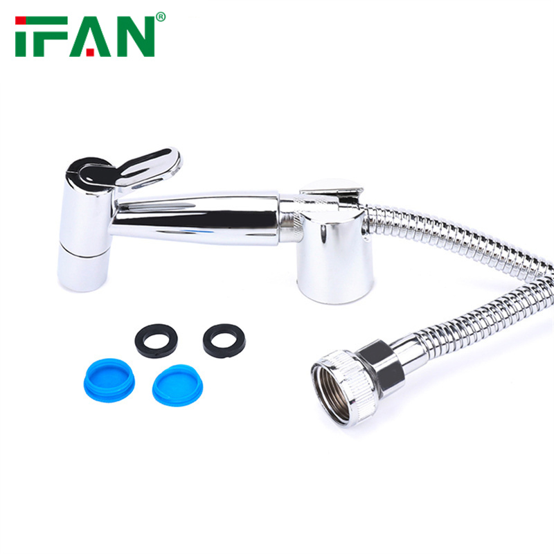 Ifan High Quality Toilet Shower 1/2''*1m Bidet Toilet Spray Wall Mounted Bidet Sprayer