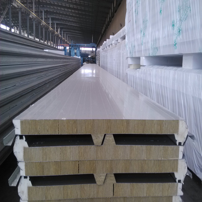 PUR PU PIR Puf Polyurethane Foam Rock Wool Glasswool Roof Wall Insulated Sandwich Panel