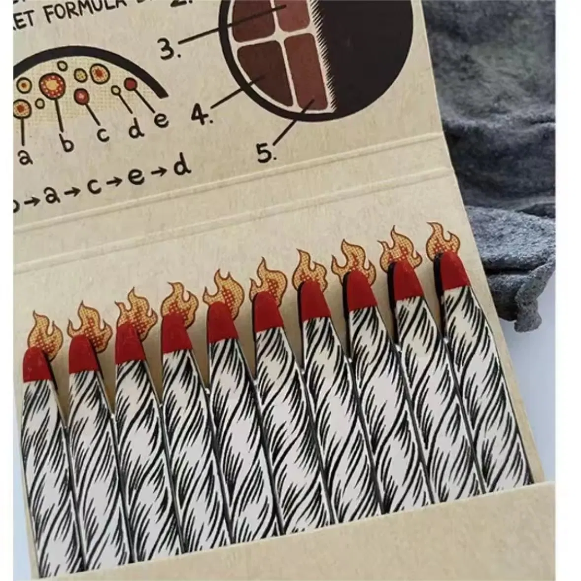 2025 Paper Matches Advanced Design Personalized Customization Cigar Matchbook Factory Wholesale Cheap Matches