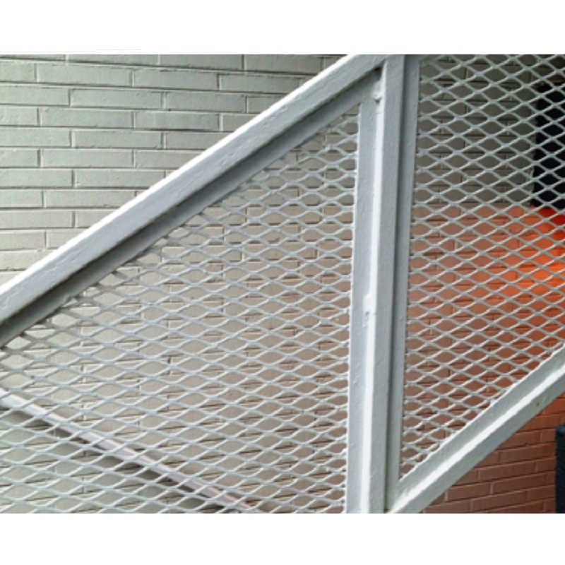 Durable Modern Perfab Expanded Metal Stair Railings and Balcony Screen Fence for Indoor and Outdoor