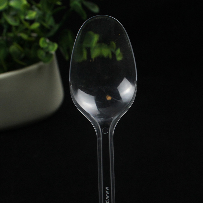 2g PS Spoon Disposable Plastic Cutlery PS Plastic Spoon Transparent Custom