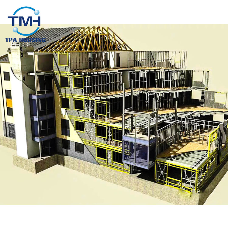 Fire Resistance Modular Fully Furnished Luxury Type Steel Frame Mobile Tiny House Prefab House