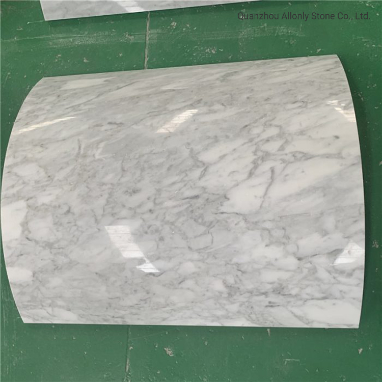 Indoor Lobby Arabescato Corchia White Marble Stone Corinthians Pillar Design