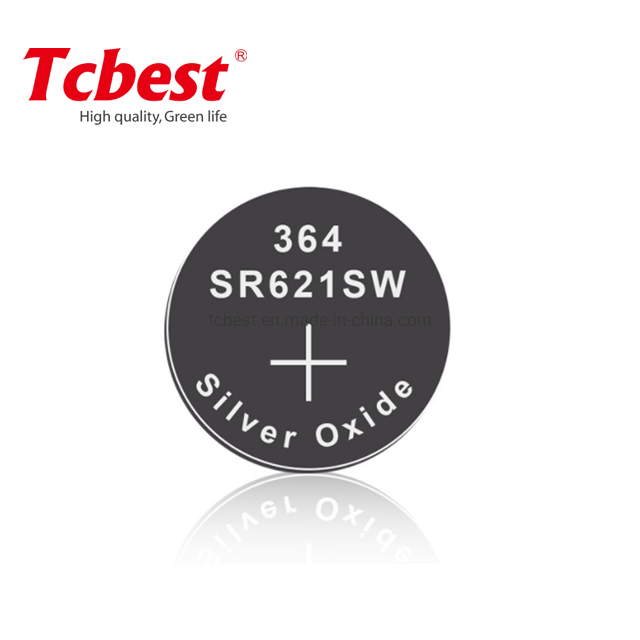 Батарейка SR621W 1.55V серебряно-оксидная AG1