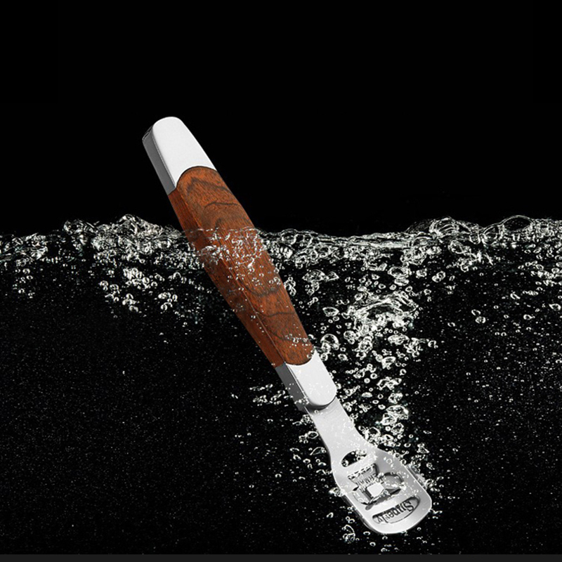 Foot Care Pedicure Tools Kit Callus Shaver Hard Skin Remover Wood Handle