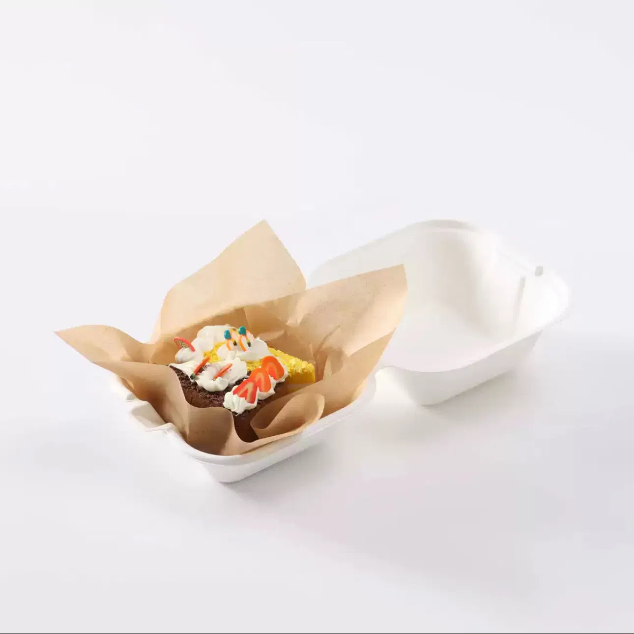 Биоразлагаемый контейнер для бургеров 15 см