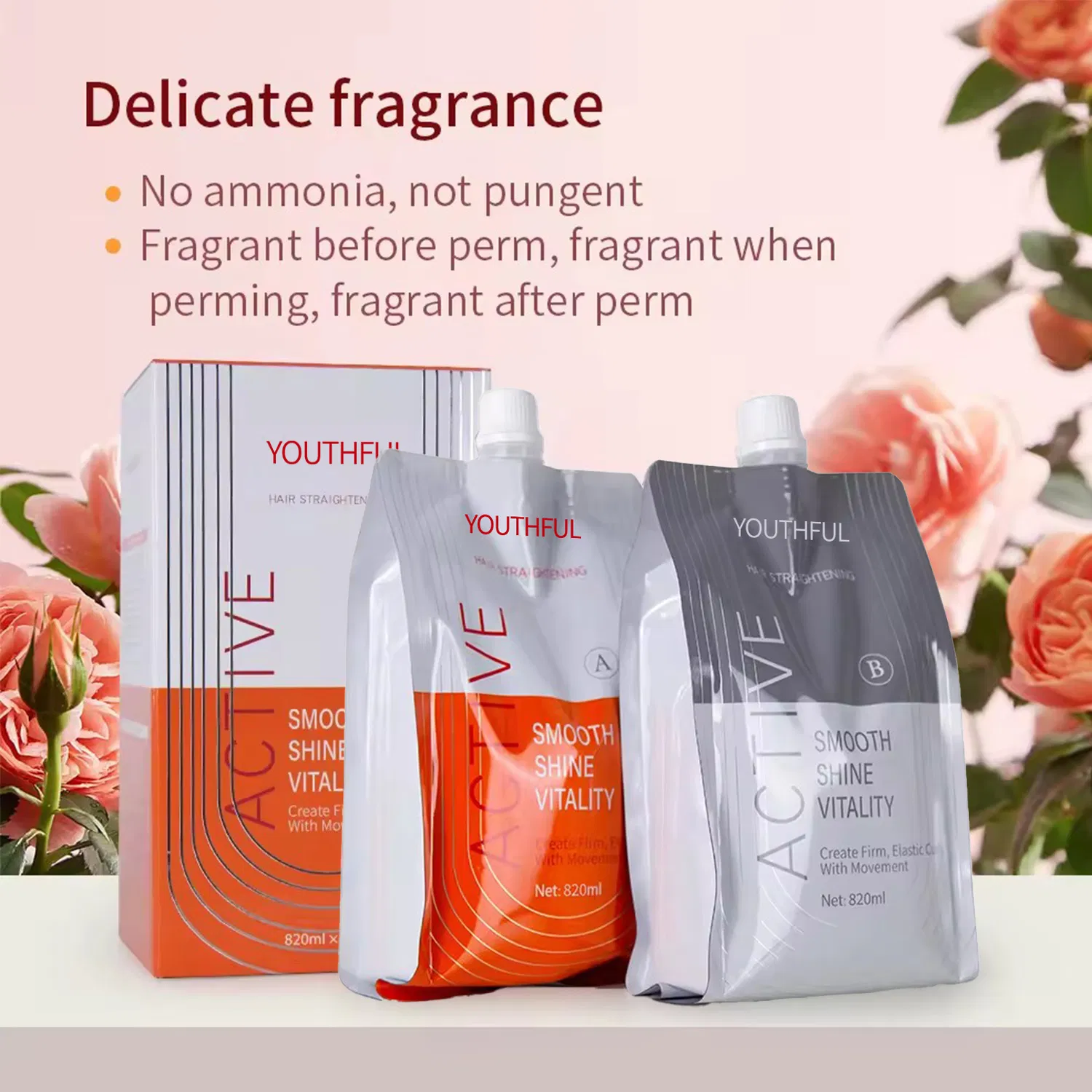 Salon Hair Rebonding Professional Hair Straightening Cream