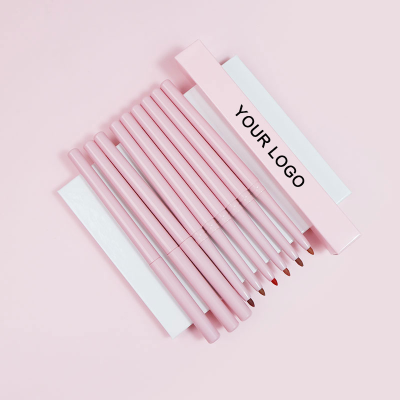 Wateproof Twist up Matte Lipliner Private Label Makeup Retractable Pink Lip Liner