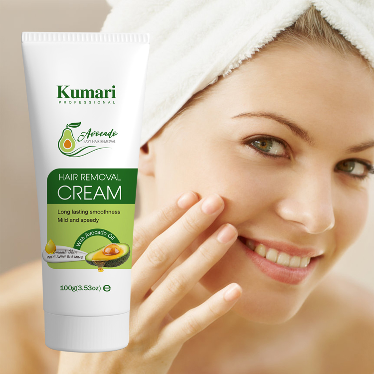 Hair Depilatory Hair Removal Cream for Body Bikini Sensitive Area with Avocado Oil and Herbal Extacts