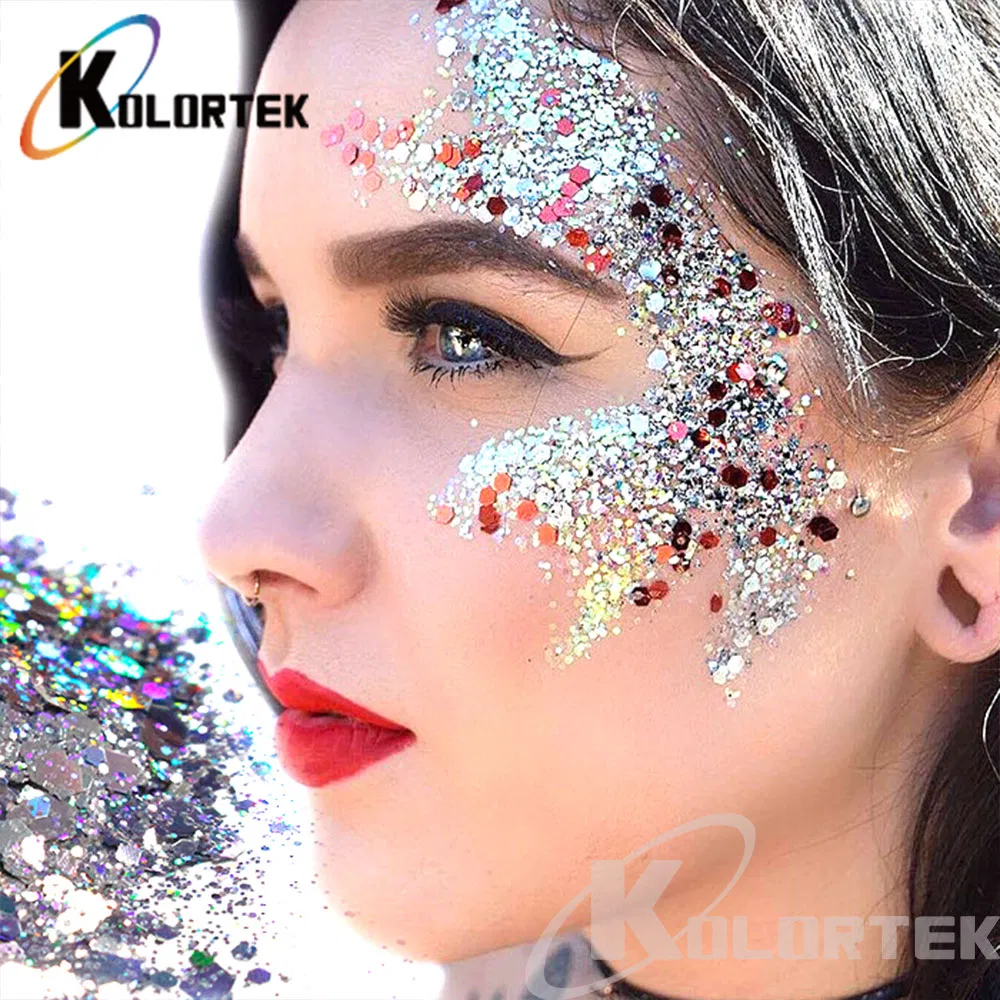 Bulk Cosmetic Chunky Glitter Mixed Glitter Powder for Face Body