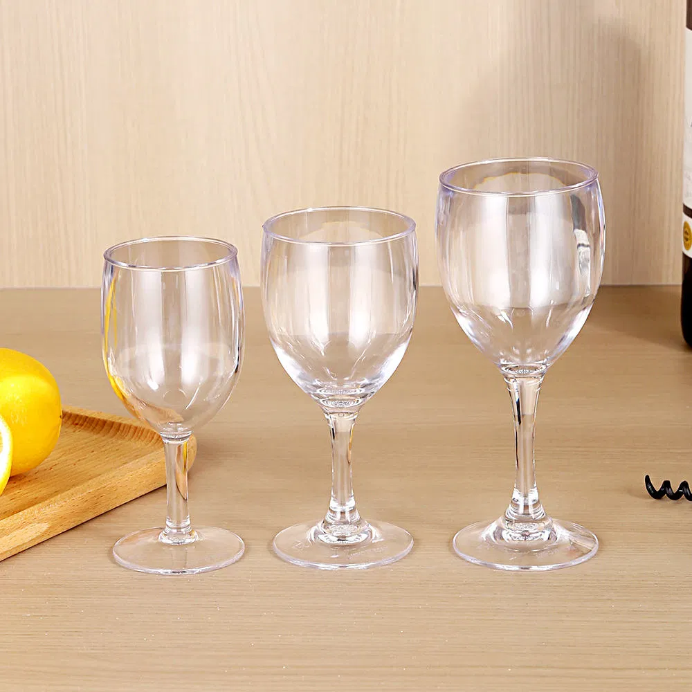 Plastic Wine Cup - Classic Clear PC Stemware for Restaurants