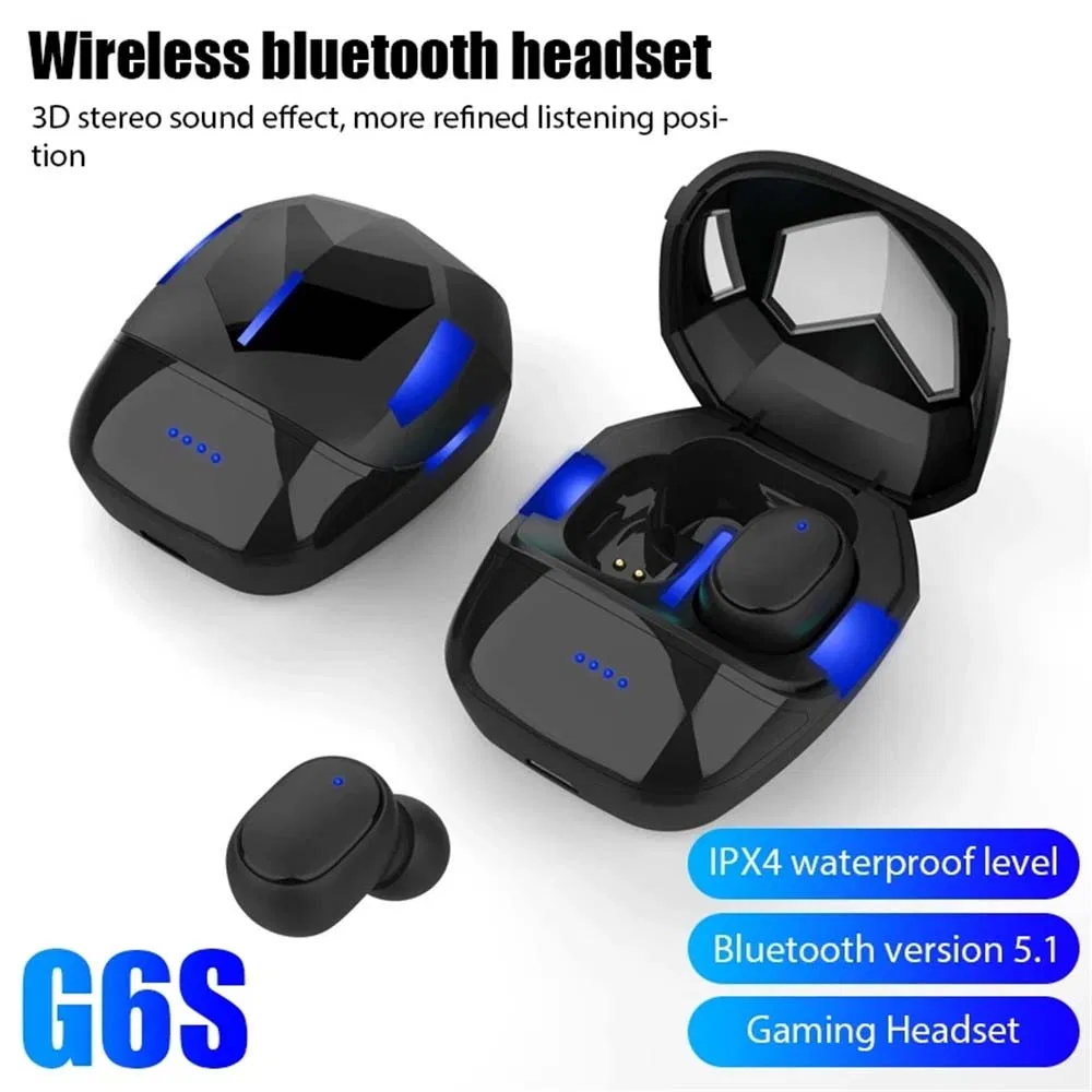 G6s Tws Bluetooth Gaming Headset Stereo Game Wireless Low Latency Earphones