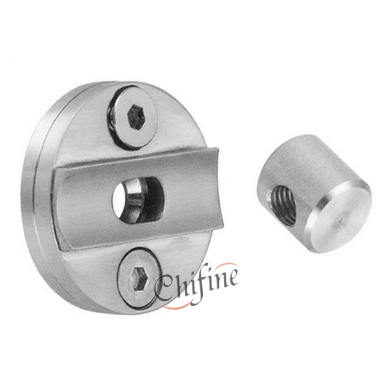 304/316 Ss 8-15mm Hanging Wall Mounted Glass Clamp