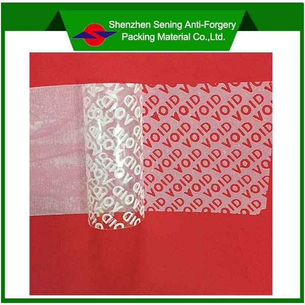 Tamper Evident Sealing Void Label Sticker Paper