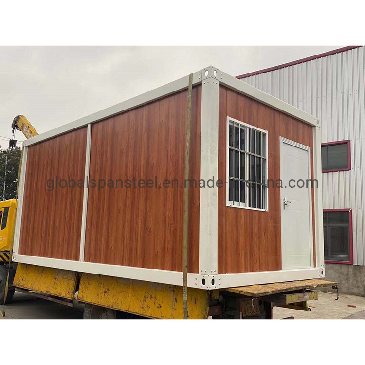 20FT Container Storage Shed Product Poultry Farms Warehouse Log Cabin Folding Price Caravan Wood House