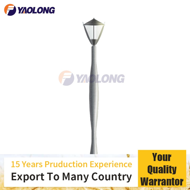 Easy Installing Aluminum Street LED Light Pole for Square