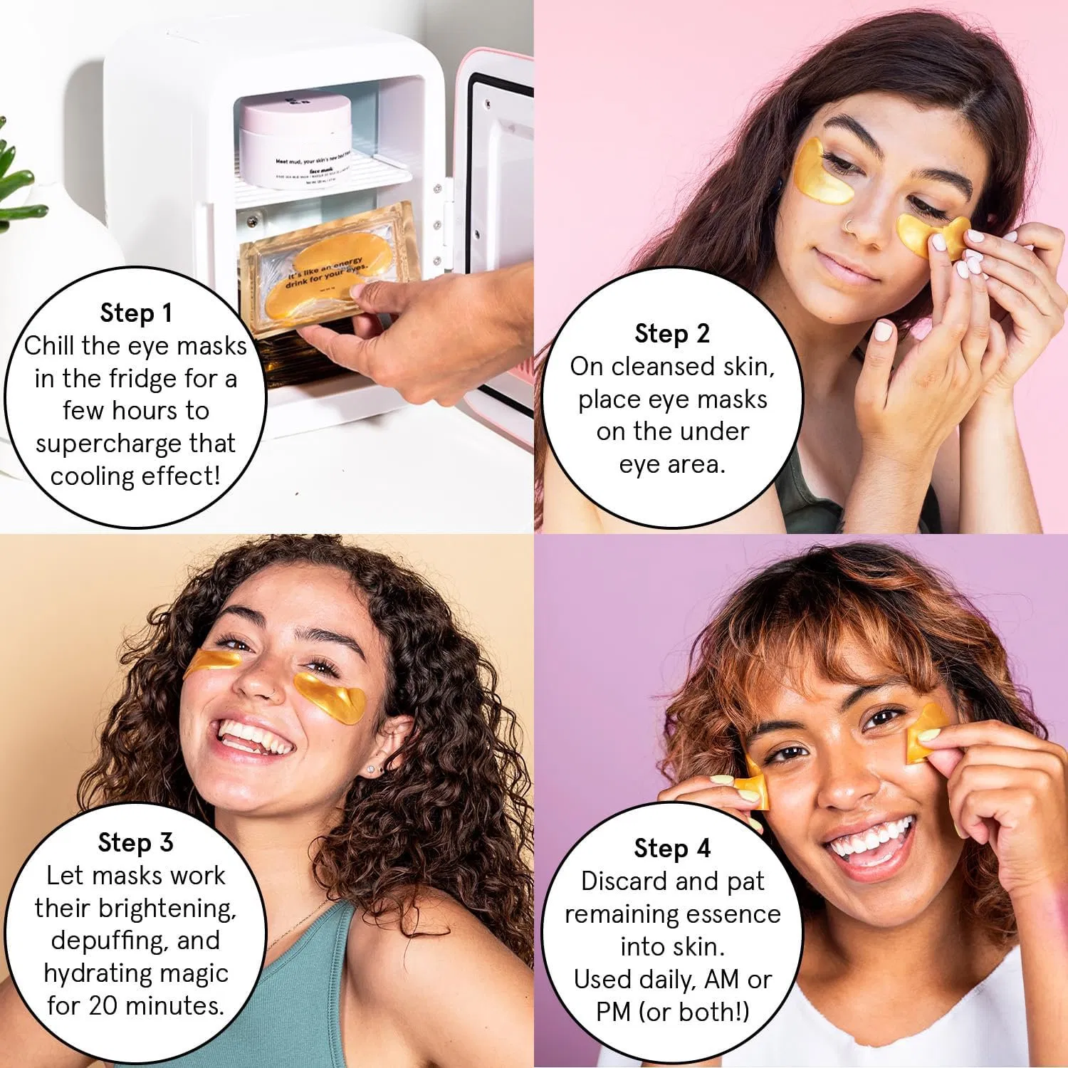 Smooth Eye Contour Reduce Puffiness & Boost Radiance Daily Eyemask