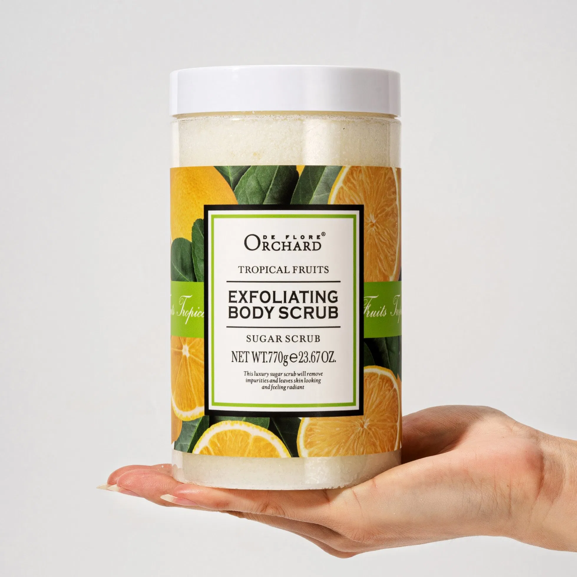 OEM Professional Vegan Body Exfoliating Skin Smoothing SPA Body Scrub