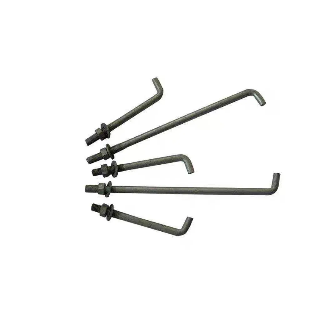 Анкерный болт J-образный оцинкованный 4.8/8.8