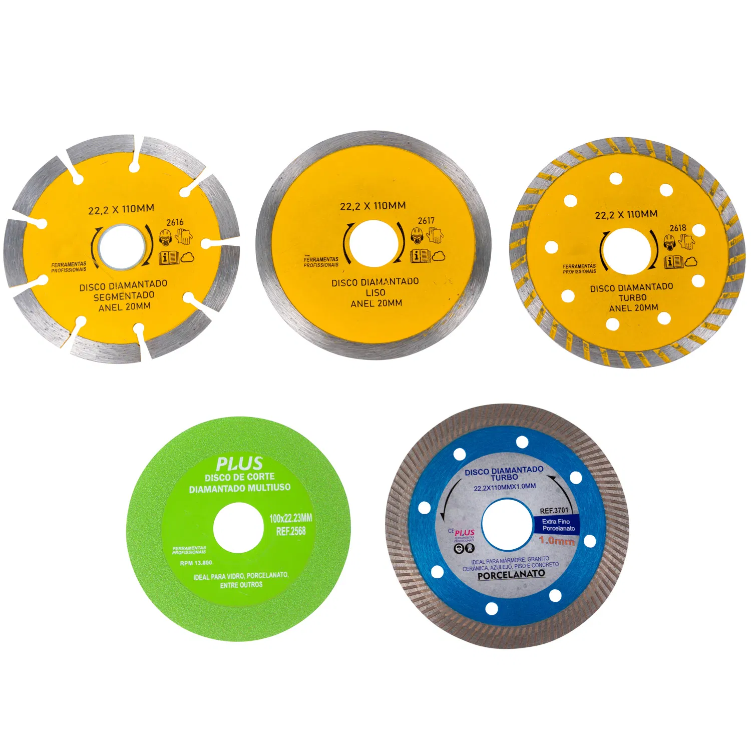 Тонкий мокрый диск для резки фарфора 110 мм