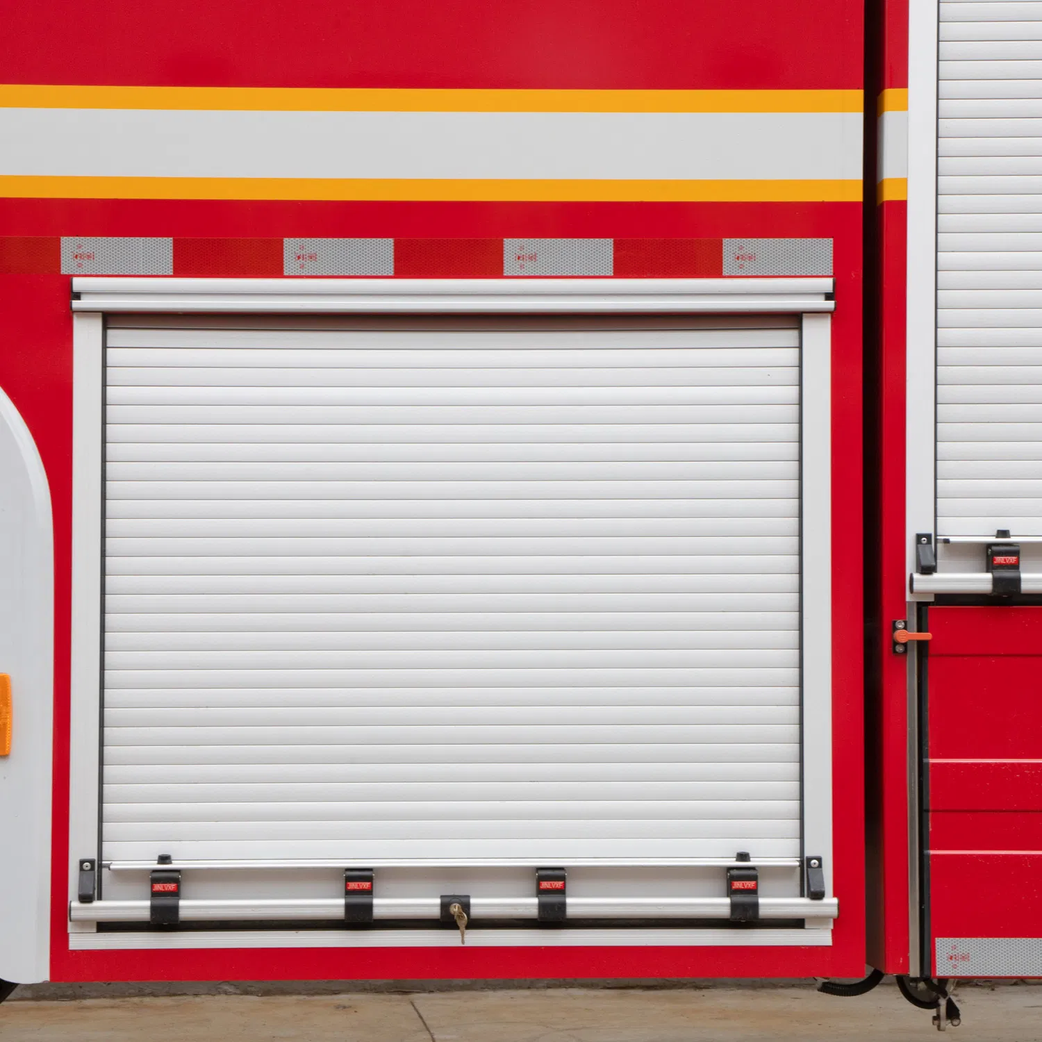 Customized Aluminum Roller Shutter Door Fire Truck Slider