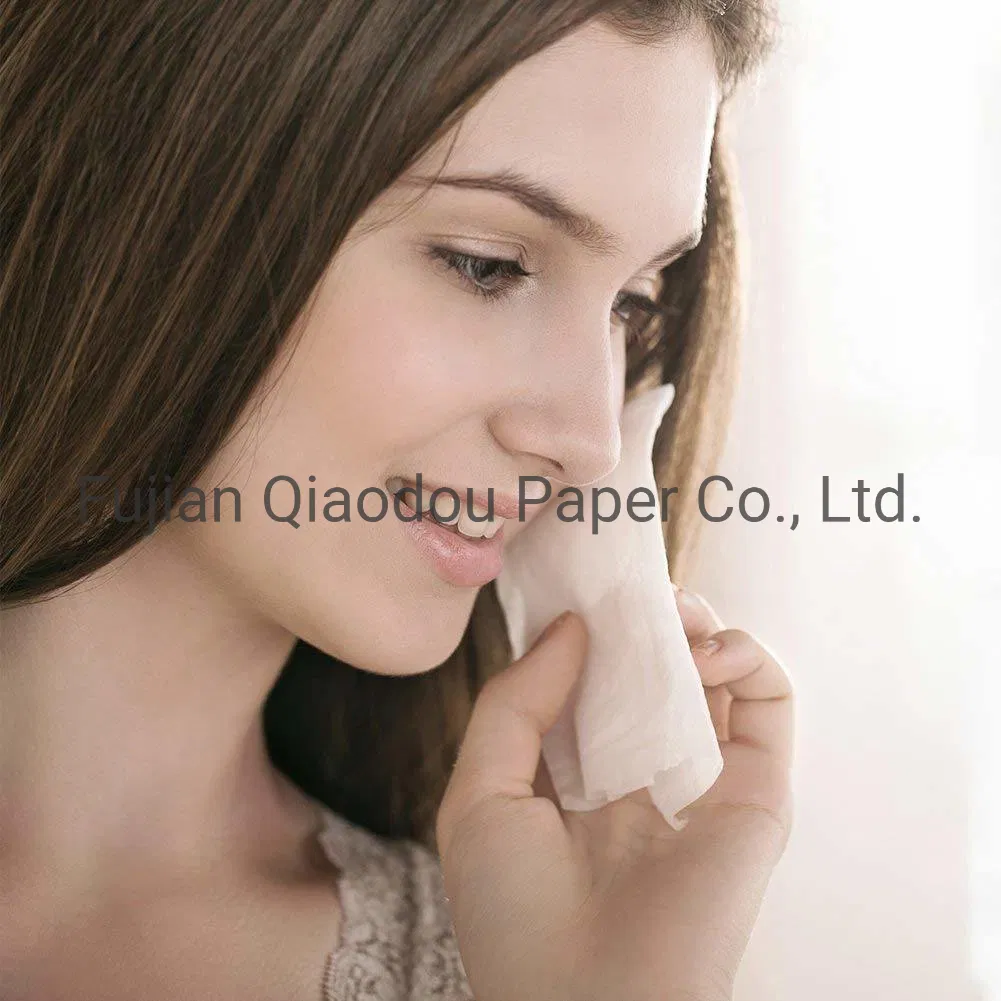 Kuwait Custom White No-Embossing Thickened and Smooth Facial Tissue Paper