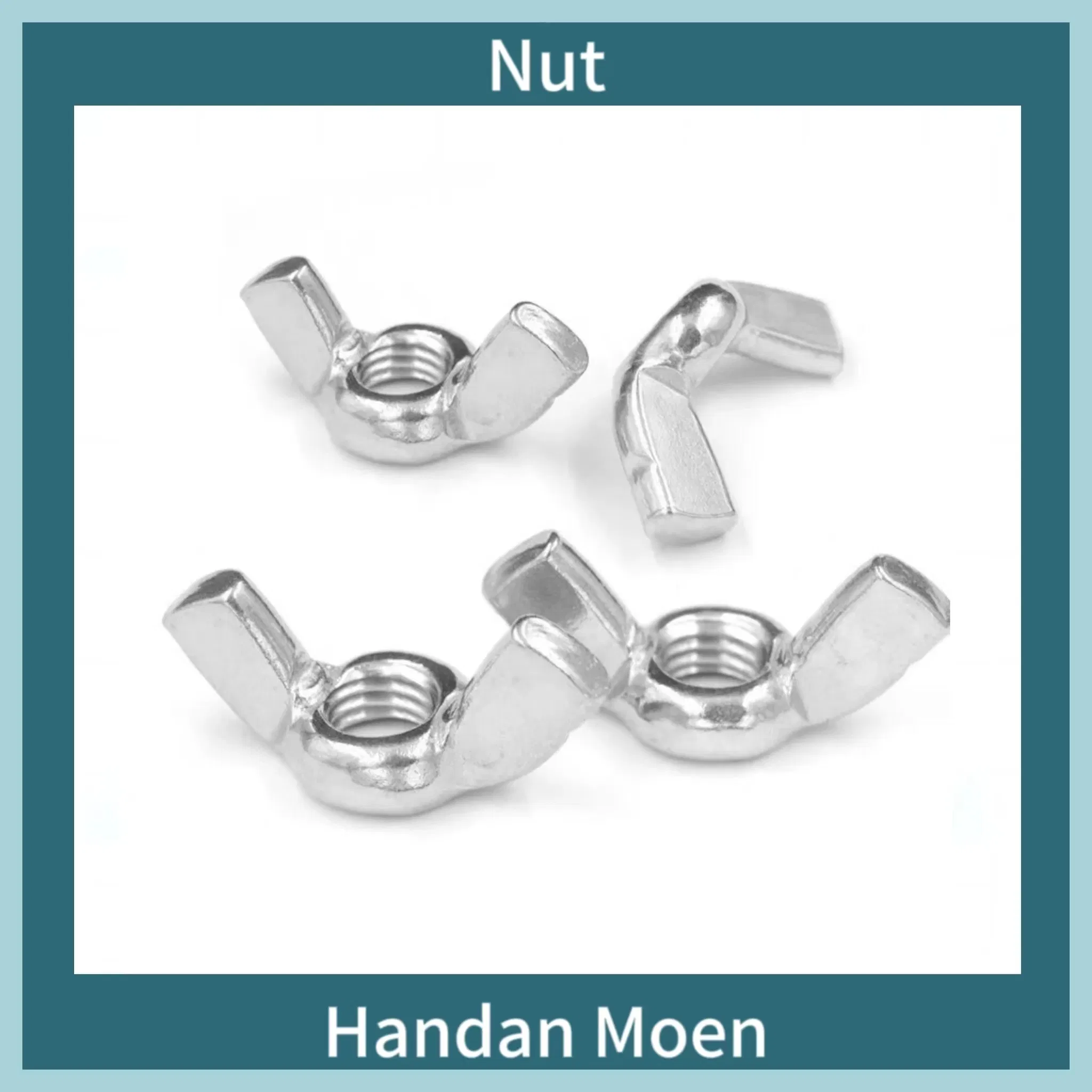 Гайка-бабочка DIN315 оцинкованная, сталь, 4.8 класс