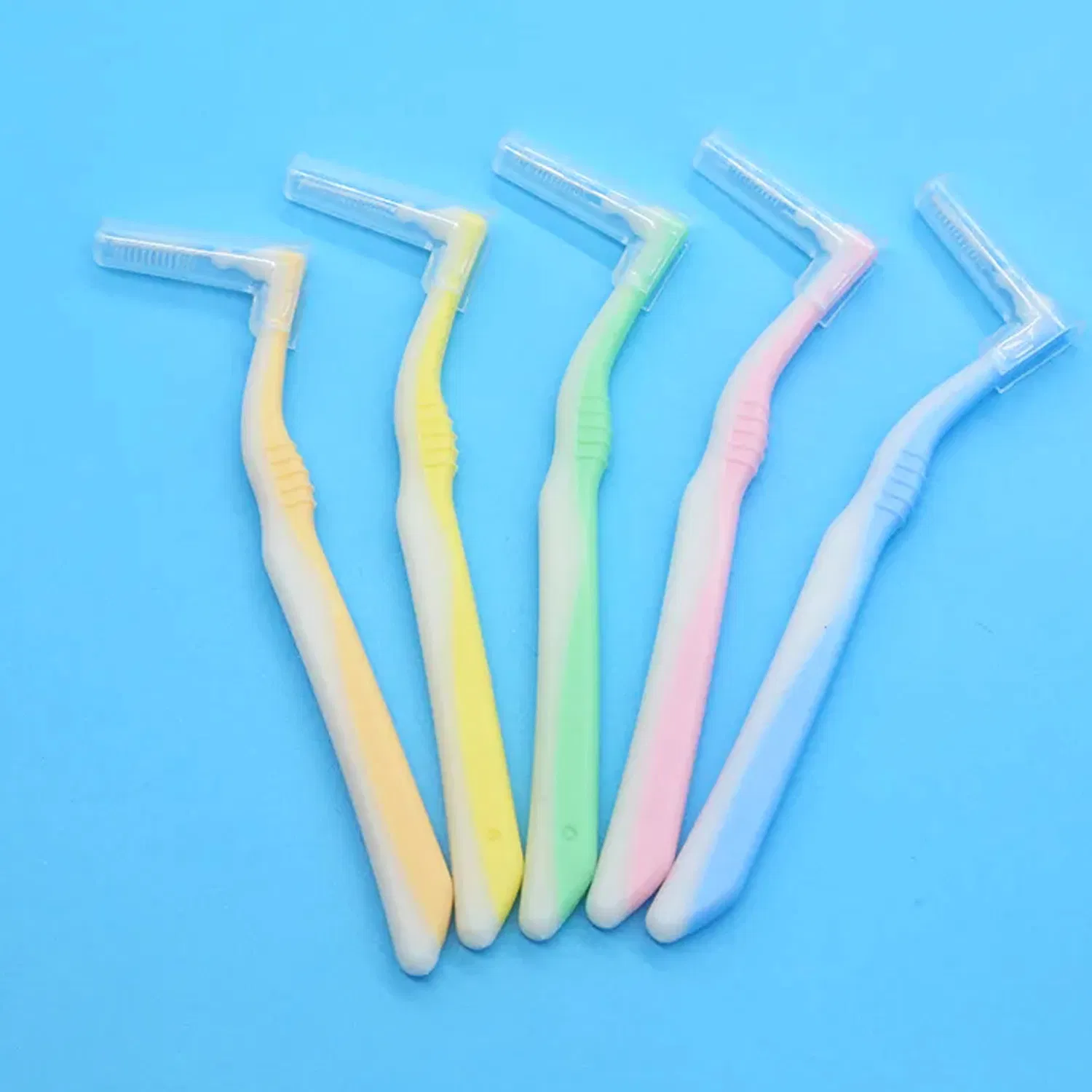 High Quality L Shape Wire Dental Care Adult Interdental Brush Toothpicks 5PCS