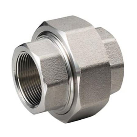 Pipe Fitting B16.11 1/2 Inch A105 Carbon Steel Class 2000 NPT Thread Union Screw Union