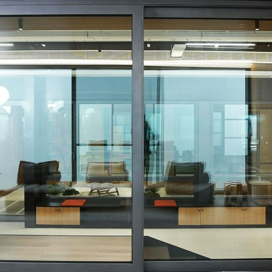 High-End Design Mannual Remote Control Automatic Metal Door with Motor for Hotel