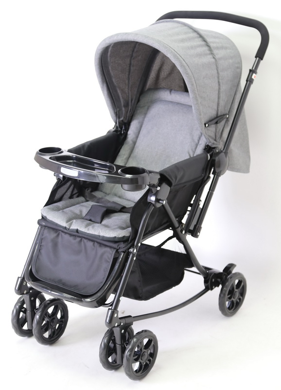 Compact Design Stable Baby Stroller with Removable Tray