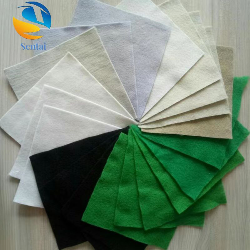 Short Wire Geotextile Holes Are Not Easily Blocked, High Permeability, Corrosion Resistance, Short Wire Needle Punched Non-Woven Geotextile